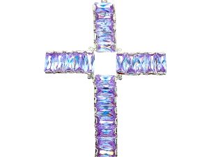 cruz circonitas plata Drall