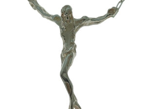 Cristo de Dalí plata Crisanto